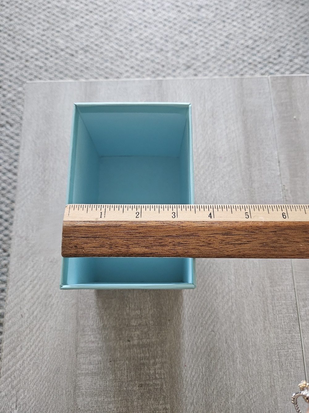 Aqua Blue Rectangle Desk Storage Boxes - Compact Home Organizer